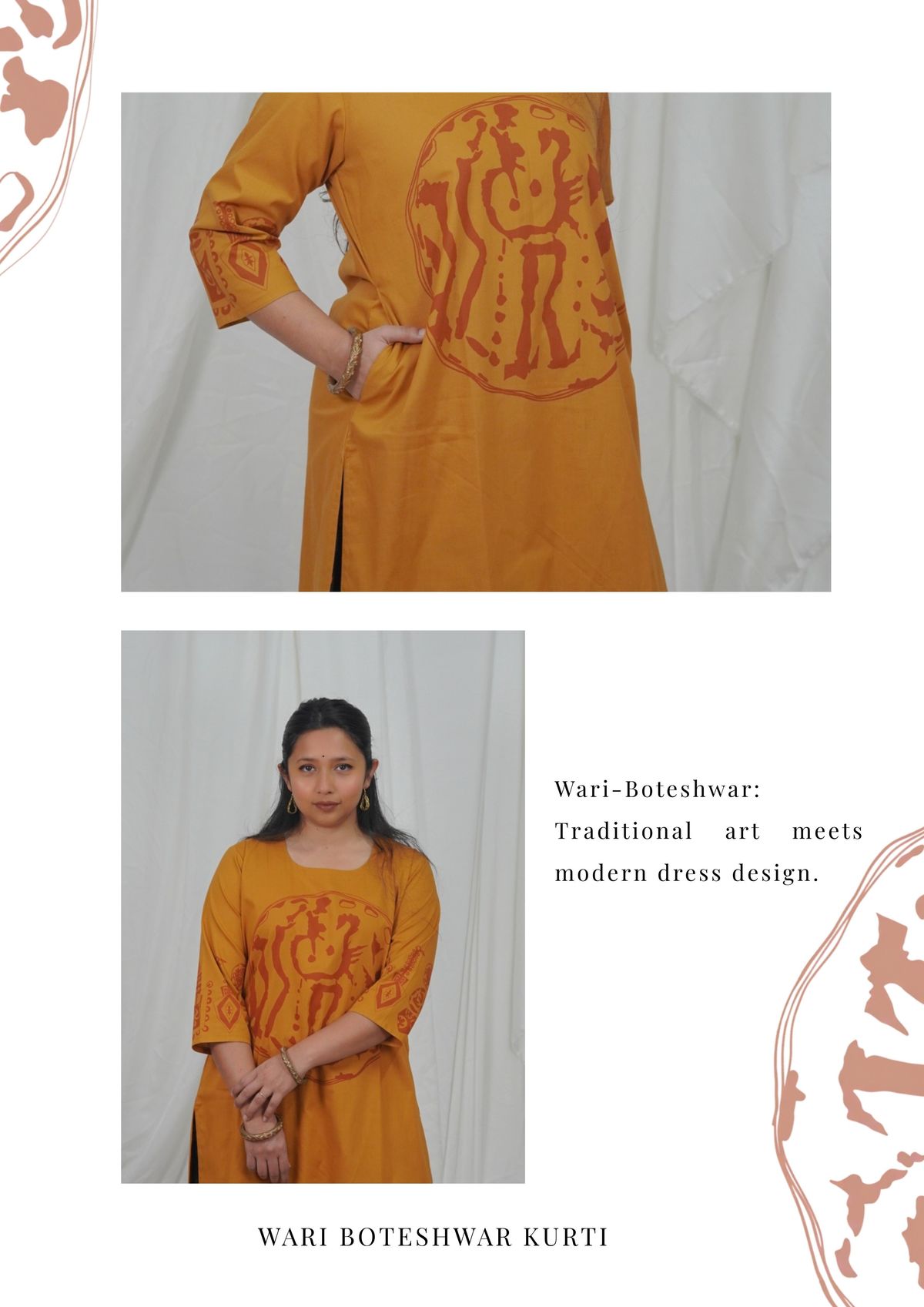 Wari Boteshwar Brown kurti