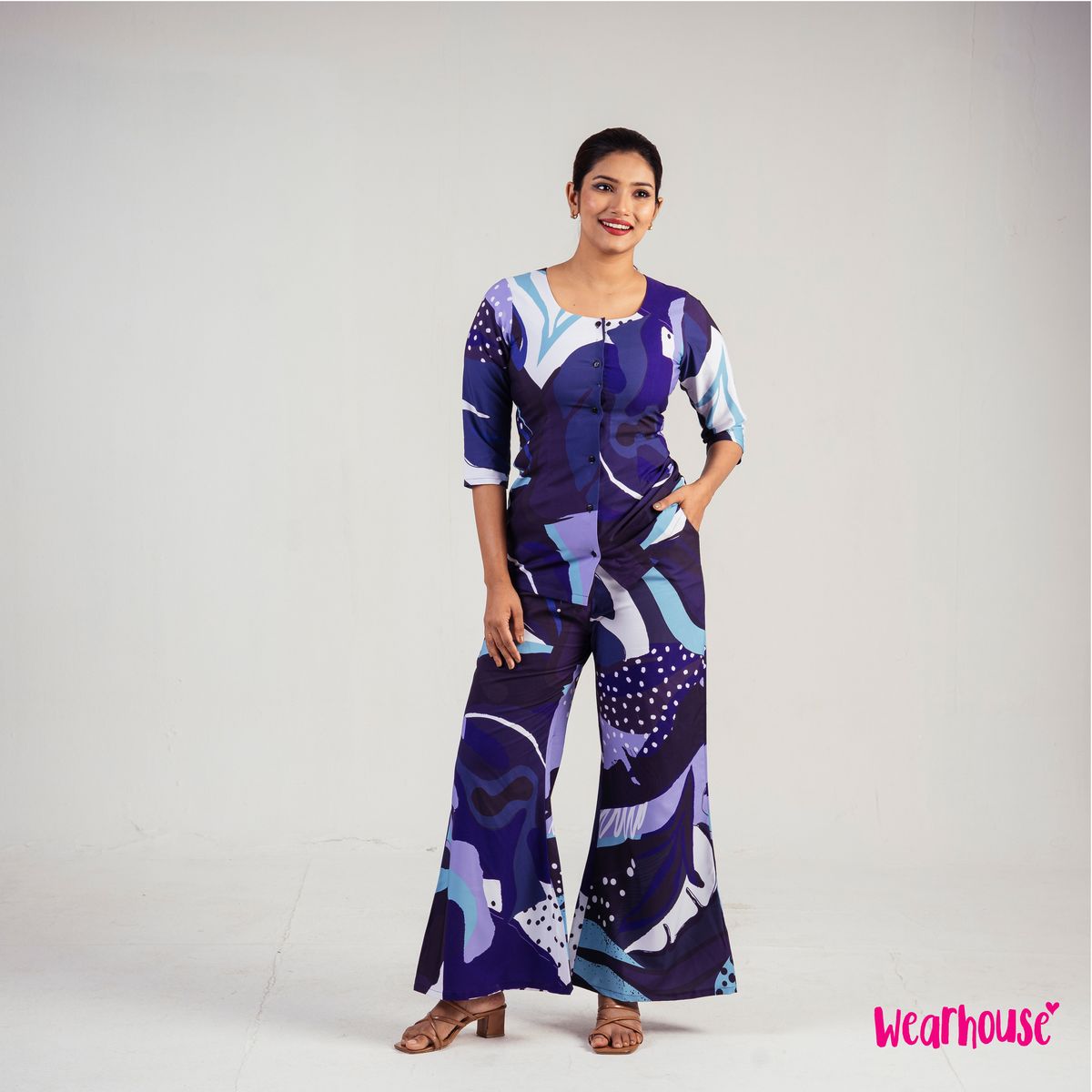 Shades of Indigo Co-ord Set