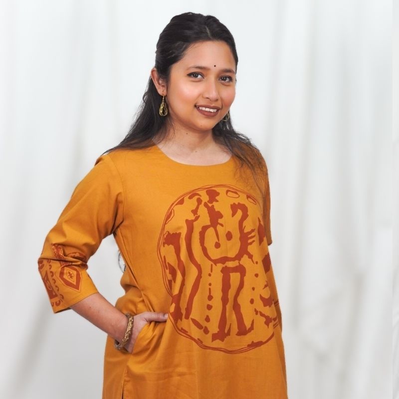 Wari Boteshwar Brown kurti