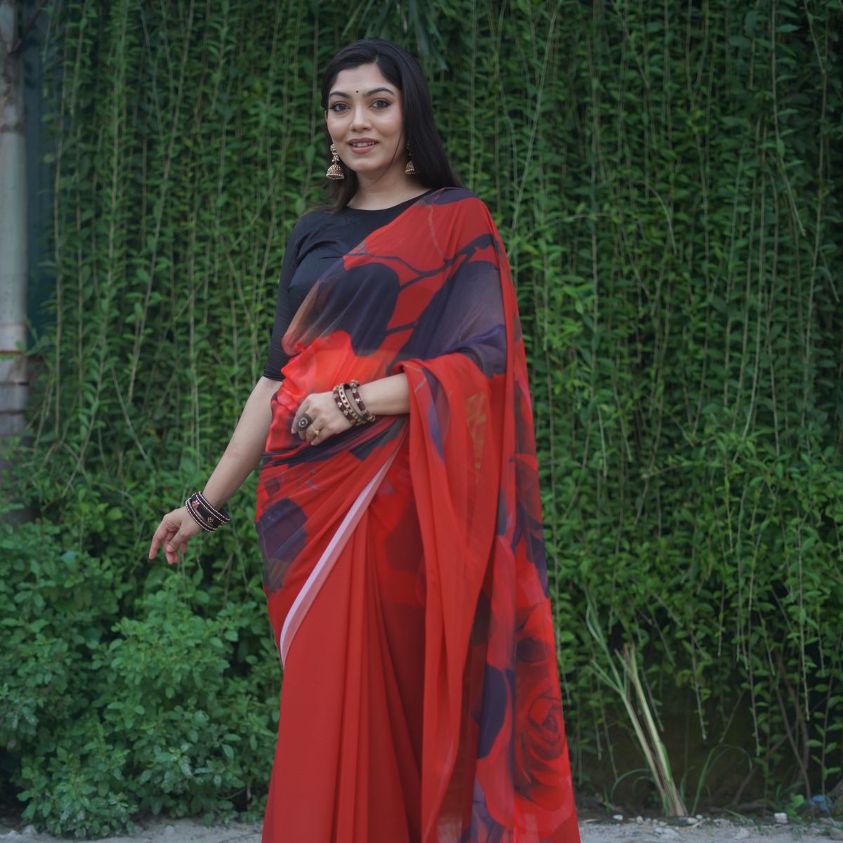Rose Saree