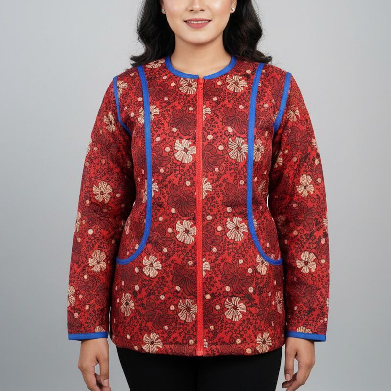 Red Floral Jacket