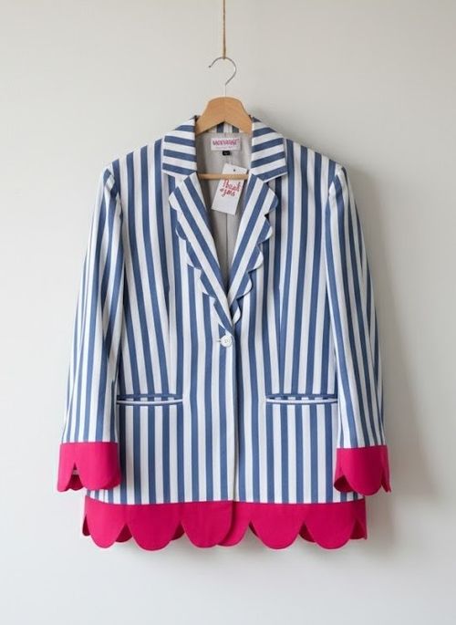 Scalloped jacket