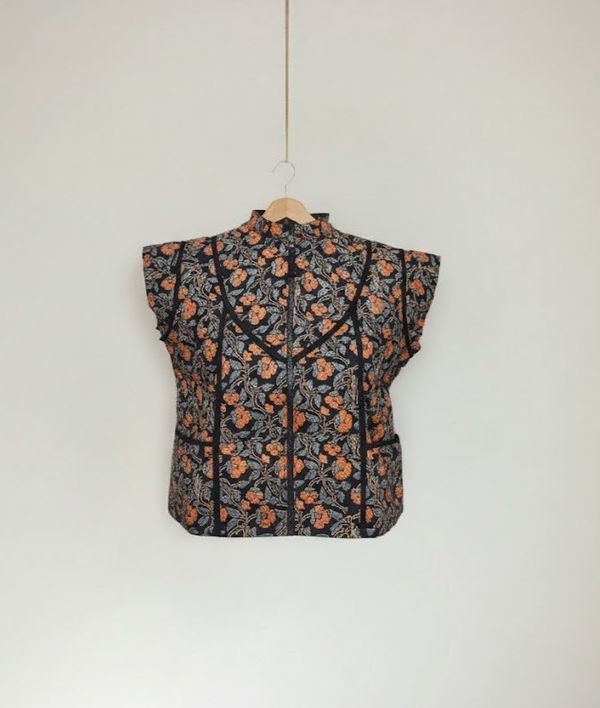Black Floral Jacket