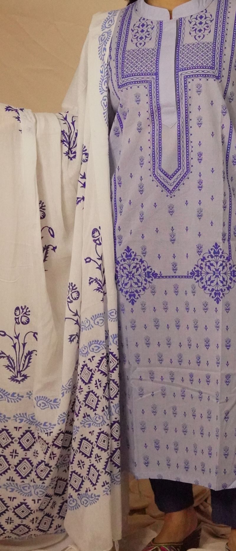 Bindu Soft Lavender Kurti Set