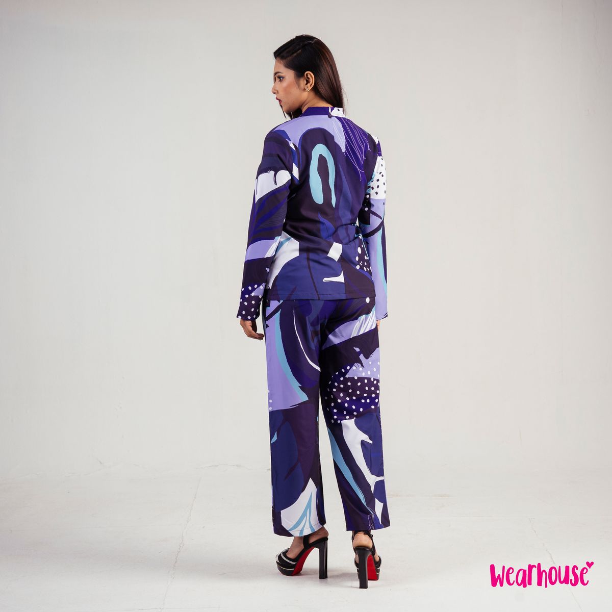 Shades of Indigo Blazer Set