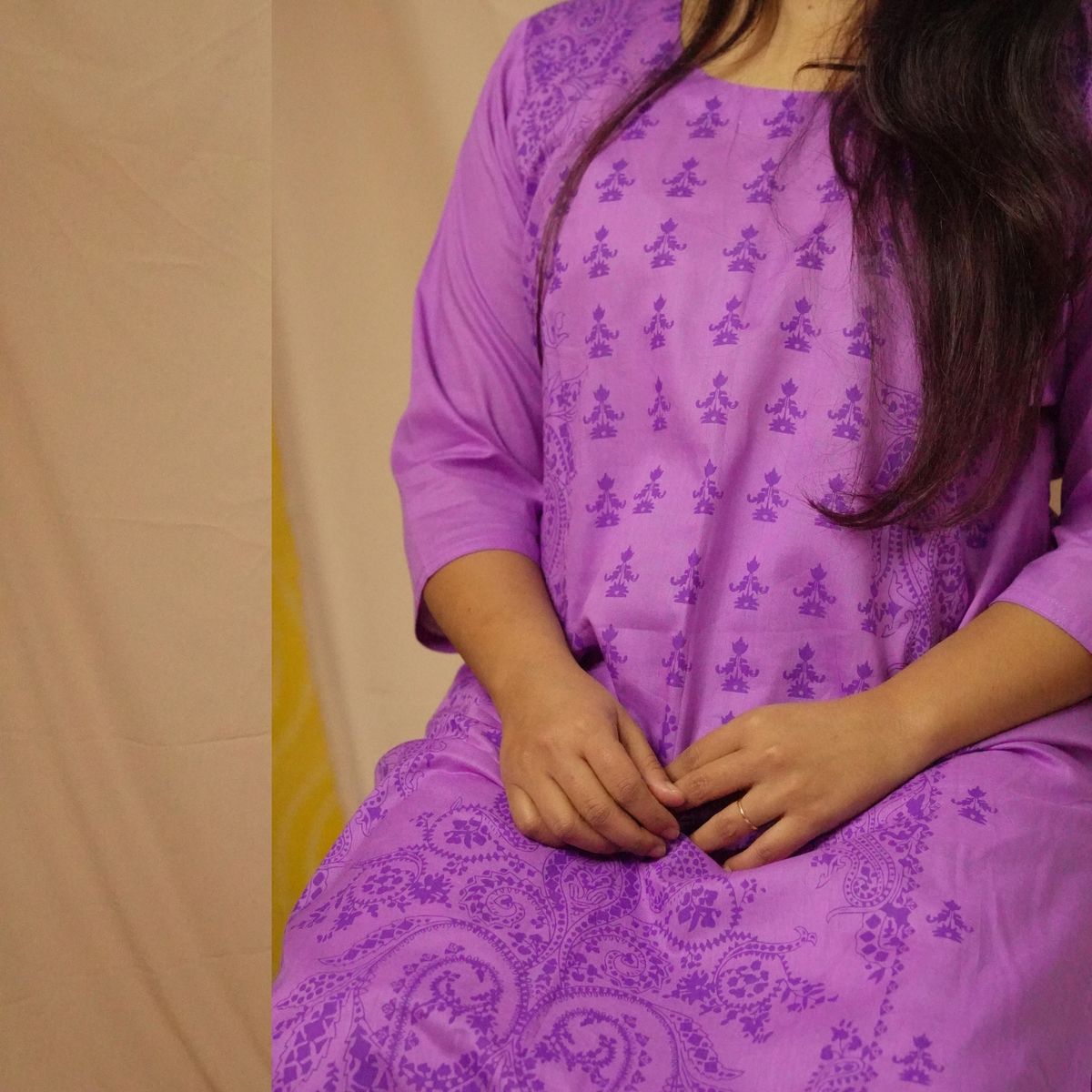 Tulika Lavender Kurti