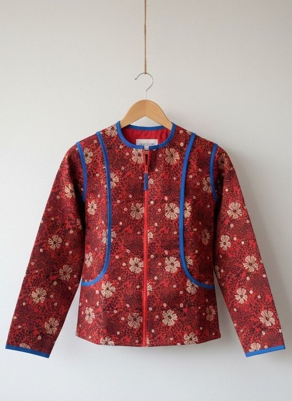 Red Floral Jacket