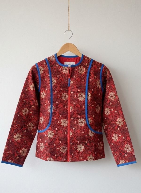 Red Floral Jacket