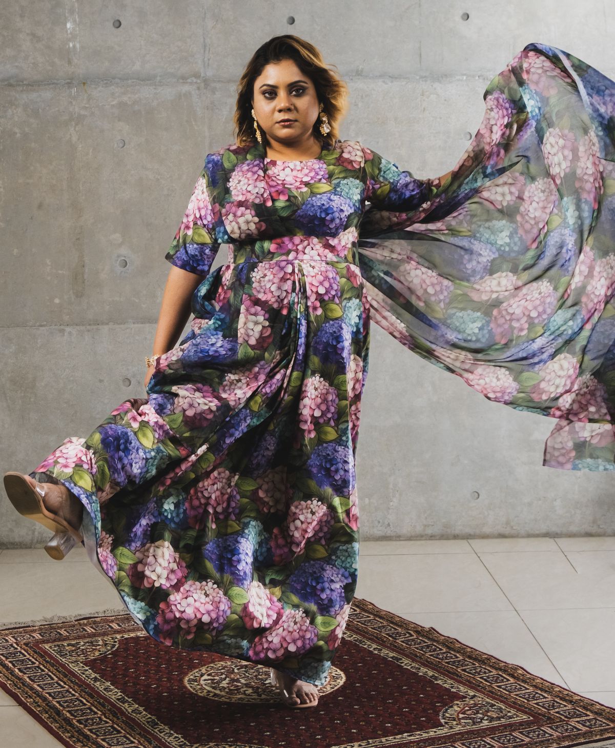 Kusumita Saree Dress