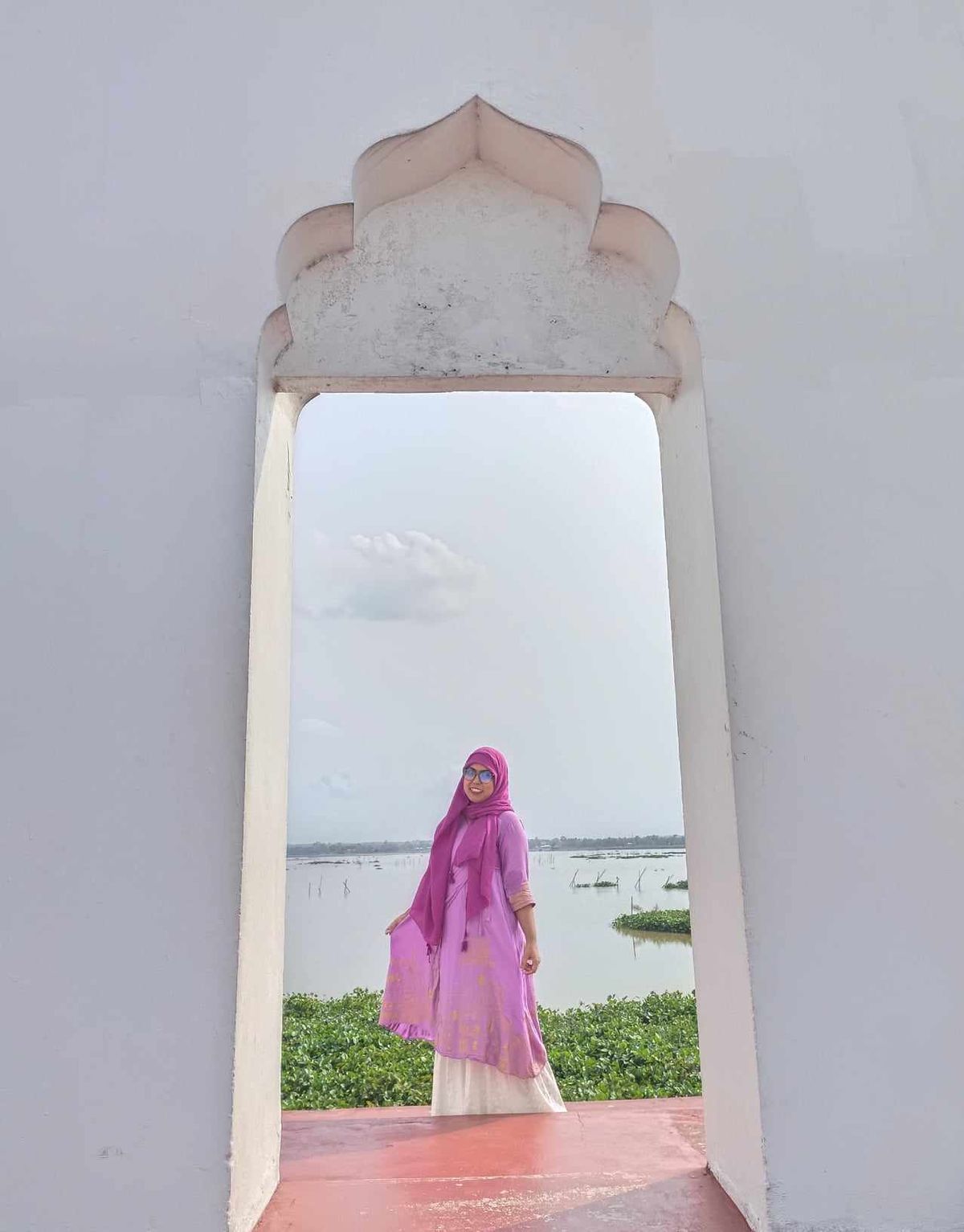 Neermahal Palace in Rudijala, Tripura, India with Marzia Snigdha