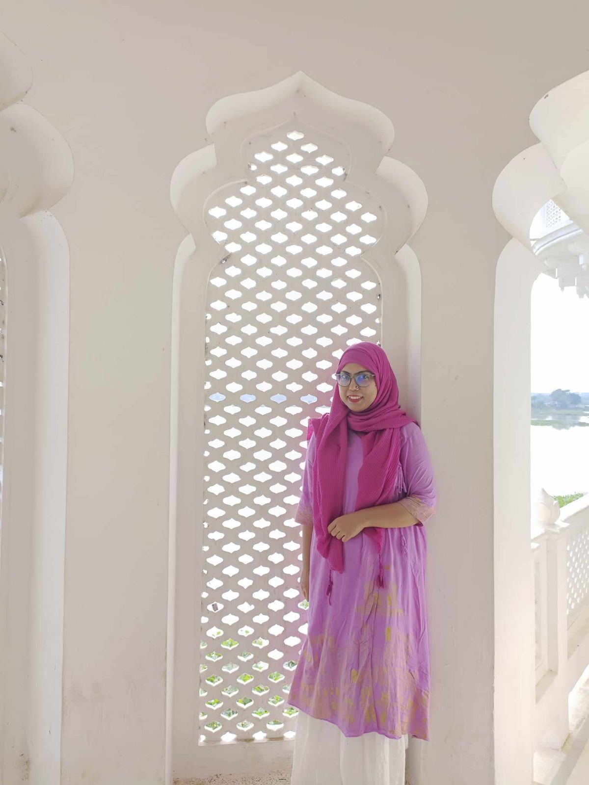 Neermahal Palace in Rudijala, Tripura, India with Marzia Snigdha